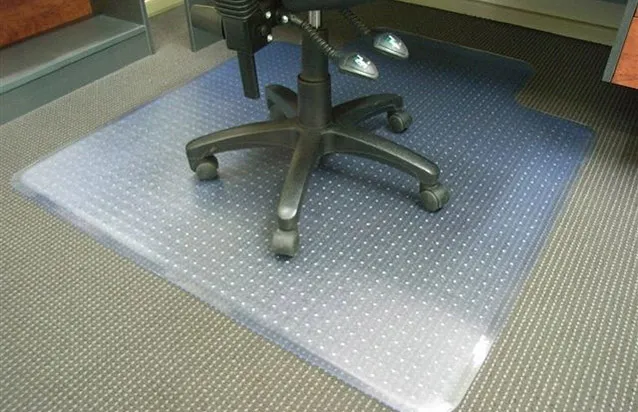 Clear Vinyl Chair Mat – Carpet Floor    